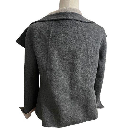 St. John Angora and Wool Blend Open Front Sweater Jacket - Picture 8 of 15